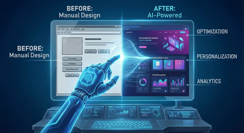 Is a Website Designer Still Relevant in the Age of AI? A Complete Global Guide for 2026 1 AI website Design