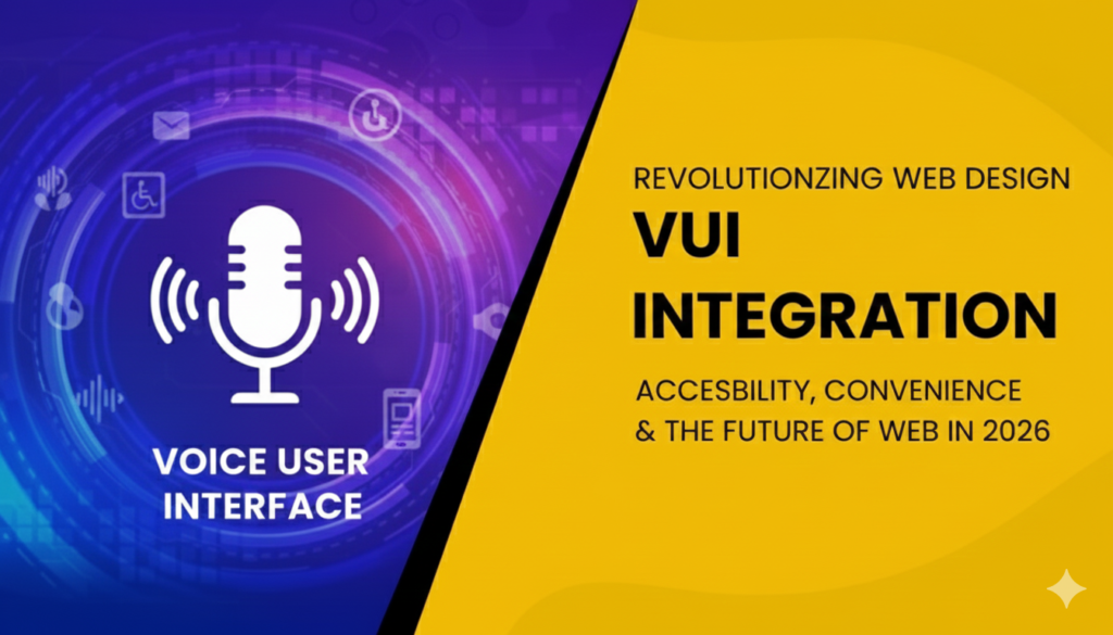 Top 10 Modern Website Design Trends You Can't Afford to Ignore in 2026 1 Voice User Interface (VUI) Integration